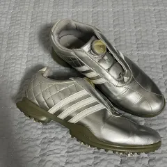 アディダス ゴルフシューズ シルバー BoA ダイアル
