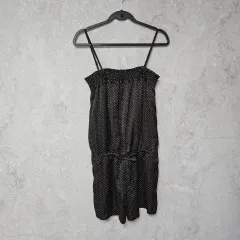 ドット柄 半ズボン オールインワン