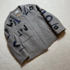 ヴィンテージ グレー ポケット フリース ジャケット