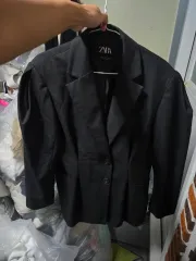 ZARA ザラ ブラック レディース ブレーザー ジャケット