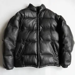 【雰囲気抜群】SCHOTT【214D/レザーダウンジャケット】40 ブラック ショット レザーダウンジャケット 26030637