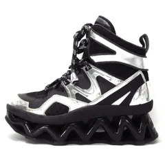 MARC BY MARC JACOBS(マークバイマークジェイコブス) スニーカー 37 レディース NINJA WAVE HI-TOP シルバー×黒 ハイカット