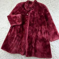ブルーフォックス SAGAFOX 染め ファーコート リアルファー 貂 本毛皮