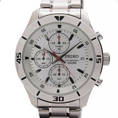 稼働/新品電池】SEIKO クロノグラフ デイト メンズ腕時計 クォーツ