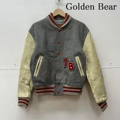 ゴールデンベア 90s 革タグ SPORTWEAR 袖レザー ワッペン スタジャン メンズ M ISItems【USED】【古着】【中古】50127317のサムネイル