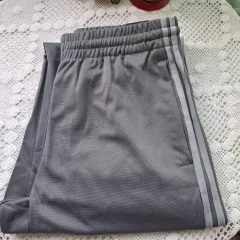 アディダス 3本線 トレーナー ズボン ジーン グレー 新品