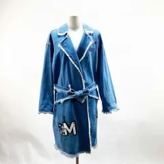 EGOIST(エゴイスト) デニムコート ベルト付属 状態良好 FREE ジンの感覚