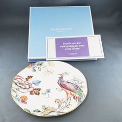 【新品】WEDGWOOD ウェッジウッド ワンダーラストフォーチュンプレート 21cm ボーンチャイナ 平皿 食器 白地 X9455