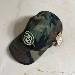 STUSSY SSリング 9TWENTY キャップ ウッドランドカモ