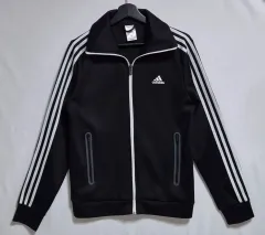 L （ 100 ） adidas(アディダス) A1 黒 プルオーバー トレーナー ジャージ トラックトップス