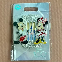 ディズニー100周年 ミッキー＆ミニ ピンバッジ 限定モデル ディズニーランド