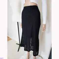 --- 5 000 一---( 44 55 サイズ 黒 マーメイド スカート 2477