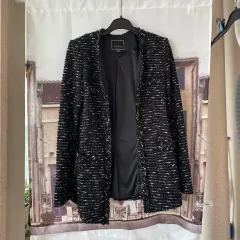 AILENE 黒 ツイード ジャケット