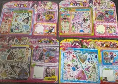 未開封) レトロ文具 リトルプーリップ コーデステッカー 中重複なし 7点 まとめ売り