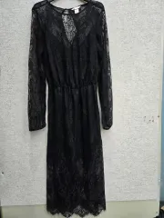 H&M レイ スバン ディング ロング丈ワンピース 55 66