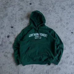 LMC ダークグリーン フード付きTシャツ