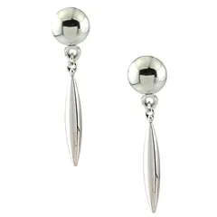 【新品】 [ジュエリーショップエム] ピアス レディース メンズ シンプル すいらい型 メタル 日本製 コスプレ 金属アレルギー対応 チタン チタンポストピアス gm01-P-R-C