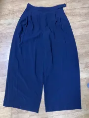 Te chichi ネイビー ワイド スラックス