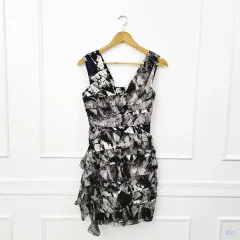 --- 5 000 一つ... ( XS サイズ エレガンス エレガント ドレープ ワンピース 493