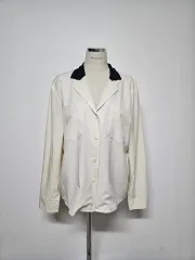 新品 クリーム色 ブラウス フリーサイズ