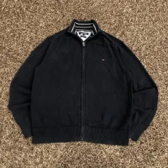XL トミーヒルフィガー コットン ジップアップ ジャケット