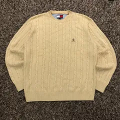 M トミーヒルフィガー ケーブル ニット