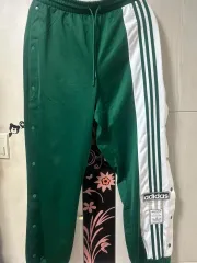 アディダス ウィメンズ オリジナル アディブレーキ トラック ジョガー パンツ トレーニング ズボン グリーン