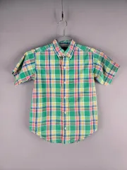 ポロ Ralph Lauren(ラルフローレン) 6 キッズ チェック 半袖 シャツ
