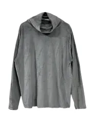 3L JPN ベロア タートルネック 長袖Tシャツ グレー