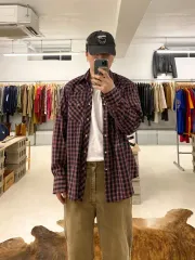 WRANGLER チェック ウエスタンシャツ