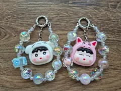 クレヨンしんちゃん シロ ブーブー ストラップ キーホルダー バッグホルダー 友情アイテム