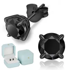 【新品】 KRKC モアサナイト ピアス:誕生日プレゼント 計0.6-3.0カラット S925スターリングシルバー レディース ピアス 人工ダイヤモンド 20G シンプル 普段使い エレガント 人気 金属アレルギー対応 クリスマス/記念日/カジュアル ギフ 0