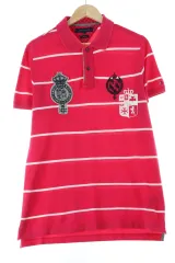 （ XL ー 2XL ） Tommy Hilfiger(トミーヒルフィガー) 半袖 カラー Tシャツ オーバーサイズ ピンク- 140CC