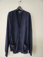 ポロ Ralph Lauren(ラルフローレン) ネイビー カーディガン ( L