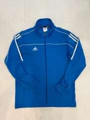 adidas(アディダス) 3本線 青 トレーナー ジップアップ