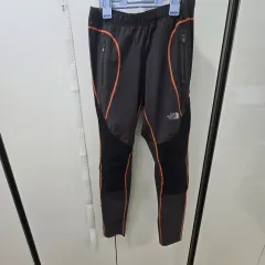 夏用 THE NORTH FACE ザノースフェイス 登山 ズボン ブラック オレンジ LINE