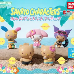 5種) サンリオ製バカンス フィギュア ハローキティ マイメロディ ウサハナ