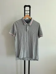 メンズ Tommy Hilfiger トミーヒルフィガー メンズ 半袖 カラーTシャツ L グレー
