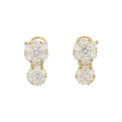 ヴァンクリーフ&アーペル ピアス フルーレット ダイヤモンド K18YGイエローゴールド Van Cleef & Arpelsのサムネイル