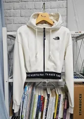 THE NORTH FACE(ザノースフェイス) レディース ジップアップパーカー フード付き ジャケット XS 80 クロップドパーカー WL61