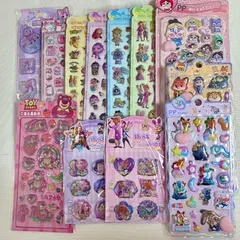 シールおまとめセット　ウォーターシール　ぷっくりシール　おしりシール　ズートピア　クライベイビー　デーモンハンターズ