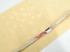 【一輝堂】和装小物 帯締め帯揚げセット 夏物 夏 平組 美品 帯締 帯揚 26w03-3127