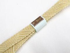 【一輝堂】和装小物 帯締め 夏物 夏 平組 美品 帯締 26w03-3130