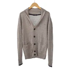 ブラックレーベルクレストブリッジ BLACK LABEL CRESTBRIDGE ケーブル ニット カーディガン 2 グレー 51N10-309-04