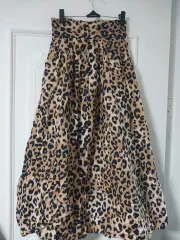 ヒョウ柄 ロングスカート