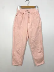 美品 SOMETHING サムシング エドウィン FREAK'SSTORE MOM'S DENIM カラーデニム パンツ sizeXS/ピンク ■■ レディース