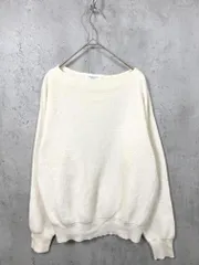 OPAQUE.CLIP オペークドットクリップ ウール混ボートネック畦 ニット セーター sizeL/アイボリー ■■ レディース