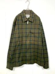 Carhartt カーハート L/S LINN SHIRT ジャケット チェック ジップアップ シャツ sizeS/カーキ ■■ メンズ