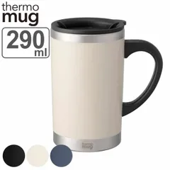 マグカップ フタ付き 290ml thermo mug スリムマグ ステンレス （ マグ カップ コップ 真空二重構造 保冷 保温 ふた付き ステンレス製 コーヒー 紅茶 珈琲 おしゃれ )