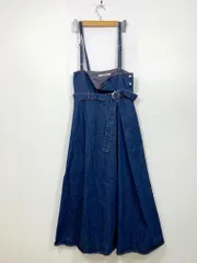 RADIATE ラディエイト ジャンパースカート デニム ロング ワンピース sizeF/青 ■■ レディース